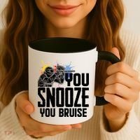 Funny Paintball You Snooze You Bruise Coffee Mug thumb 3