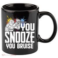 Funny Paintball You Snooze You Bruise 11oz C Handle Ceramic Mug thumb 0