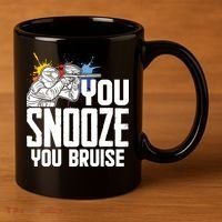 Funny Paintball You Snooze You Bruise 11oz C Handle Ceramic Mug thumb 3