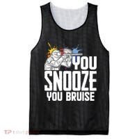Funny Paintball You Snooze You Bruise Mesh Reversible Basketball Jersey Tank thumb 0