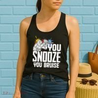 Funny Paintball You Snooze You Bruise Women's Tank Top thumb 2