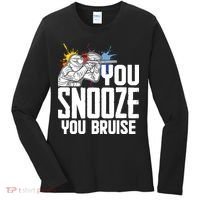 Funny Paintball You Snooze You Bruise Women's Long Sleeve Shirt thumb 0