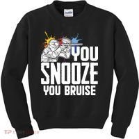 Funny Paintball You Snooze You Bruise Kids Sweatshirt thumb 0