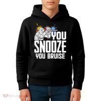 Funny Paintball You Snooze You Bruise Kids Hoodie thumb 4