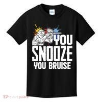 Funny Paintball You Snooze You Bruise Kids T-Shirt thumb 0