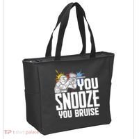 Funny Paintball You Snooze You Bruise Tote Bag thumb 2