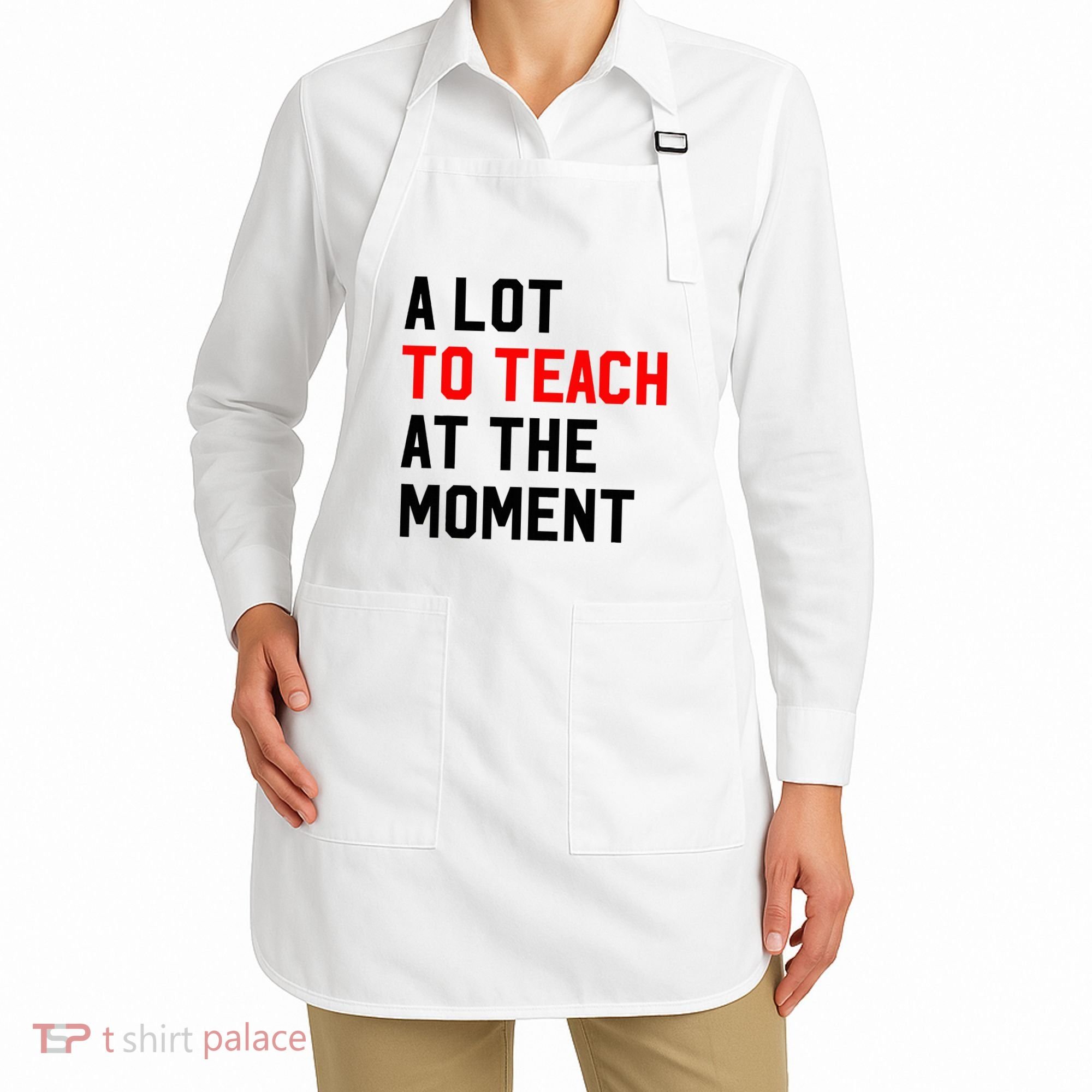 Funny Quote A Lot To Teach At The Moment Teacher Apron