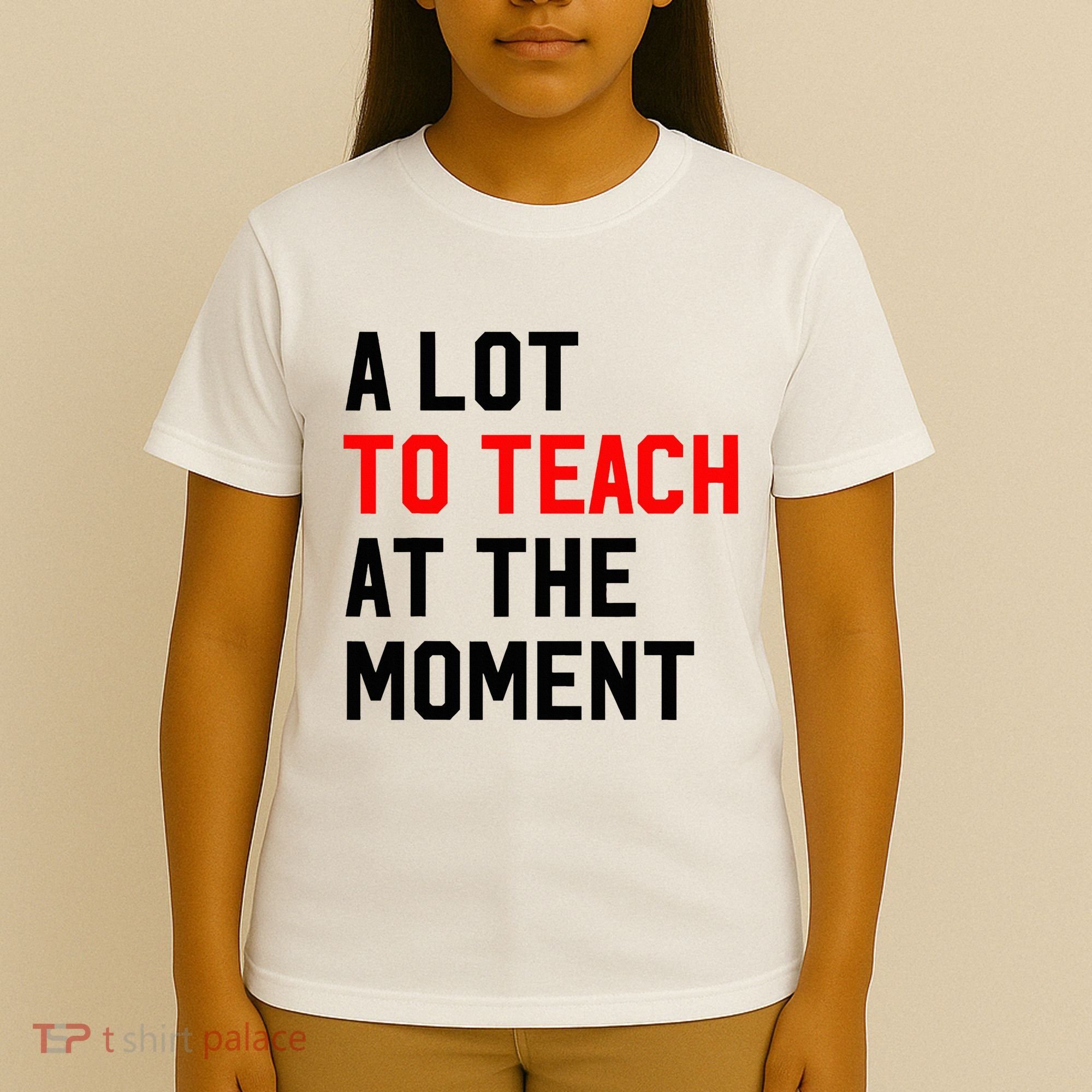 Funny Quote A Lot To Teach At The Moment Teacher T-Shirt