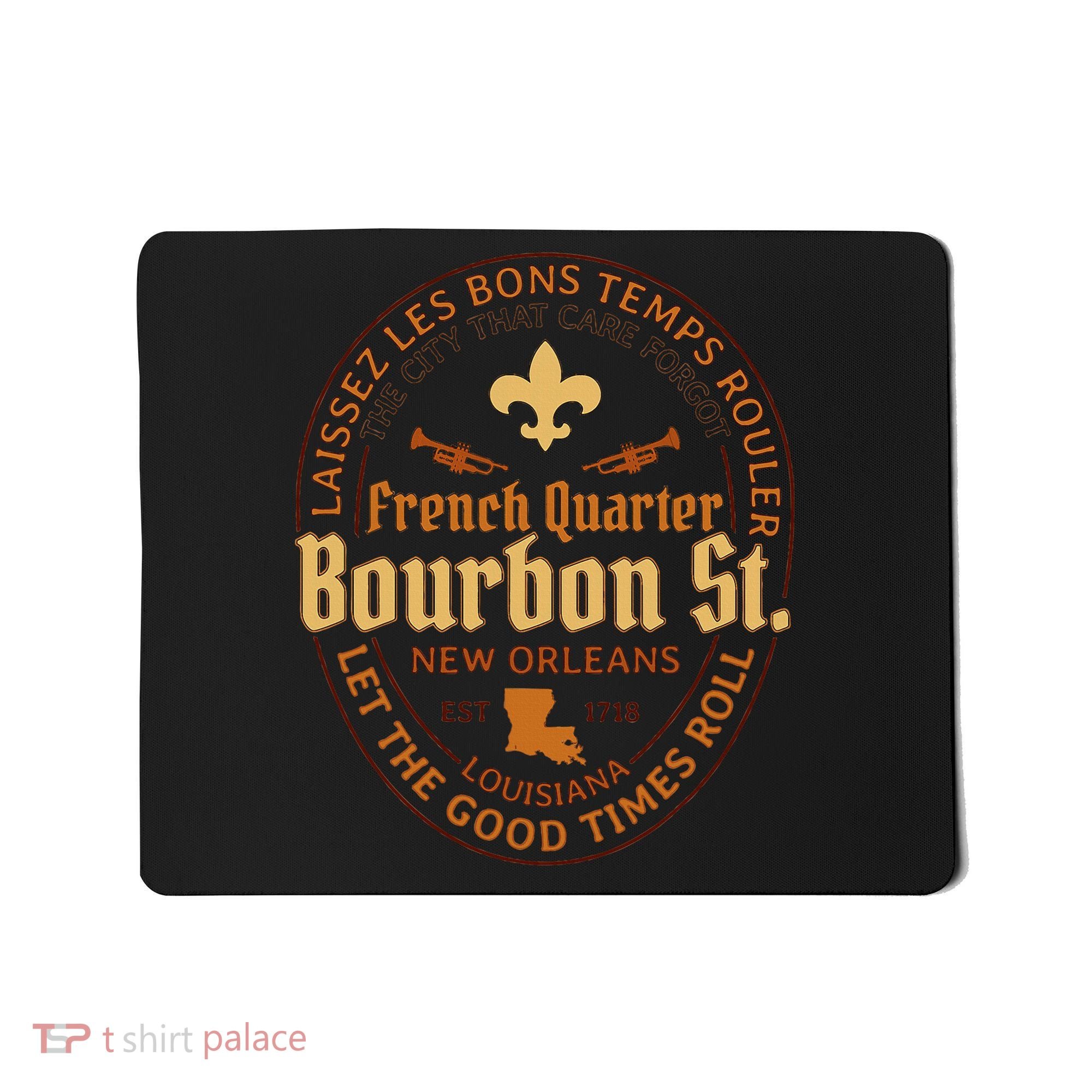 French Quarter Bourbon St New Orleans Souvenir Mousepad