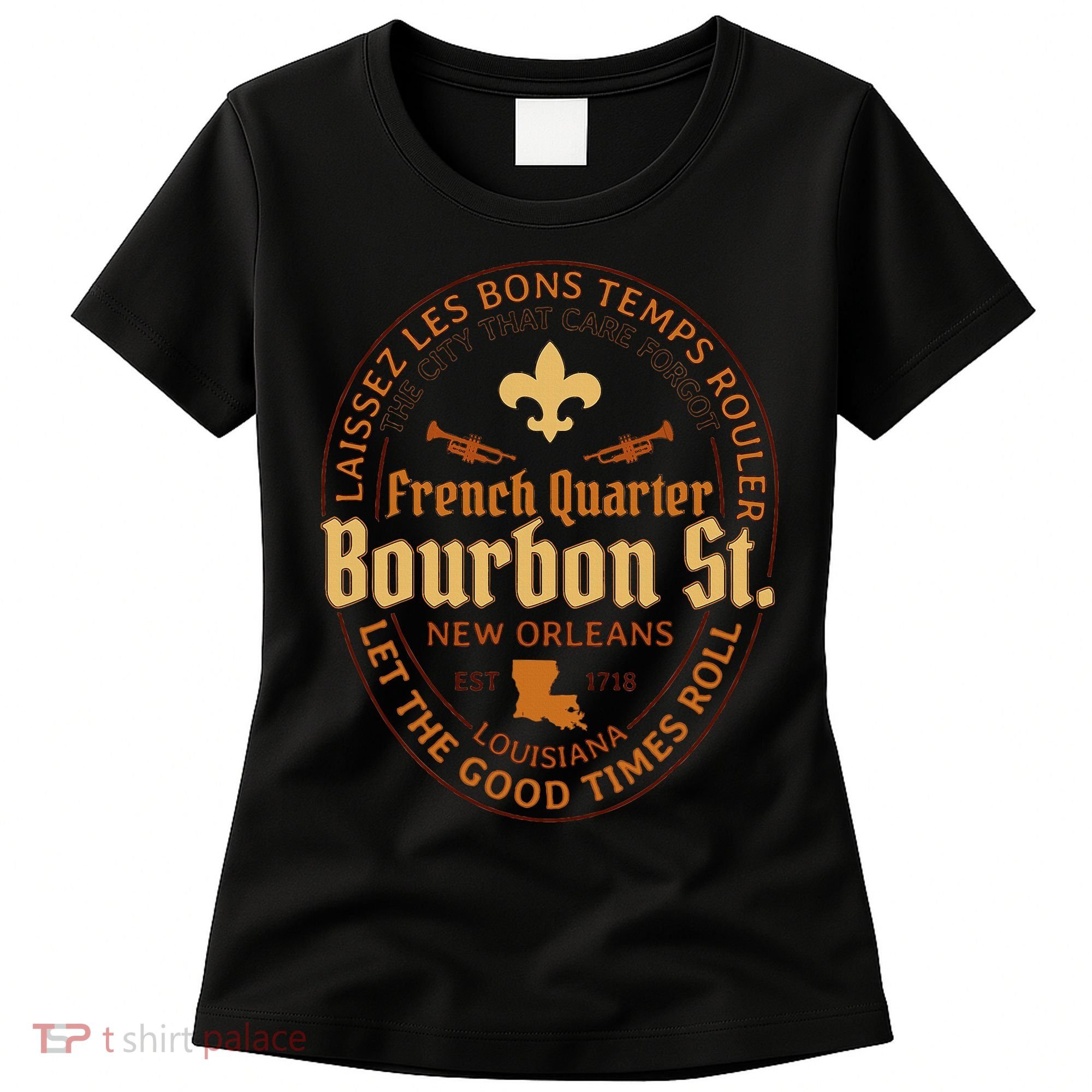 French Quarter Bourbon St New Orleans Souvenir Women's T-Shirt