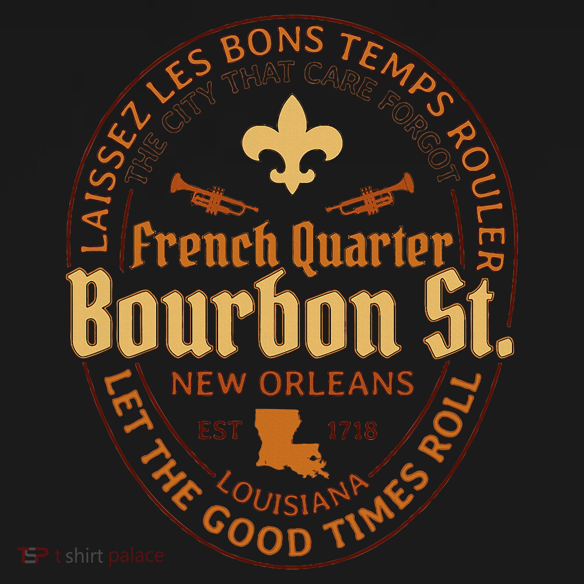 French Quarter Bourbon St New Orleans Souvenir Kids Sweatshirt
