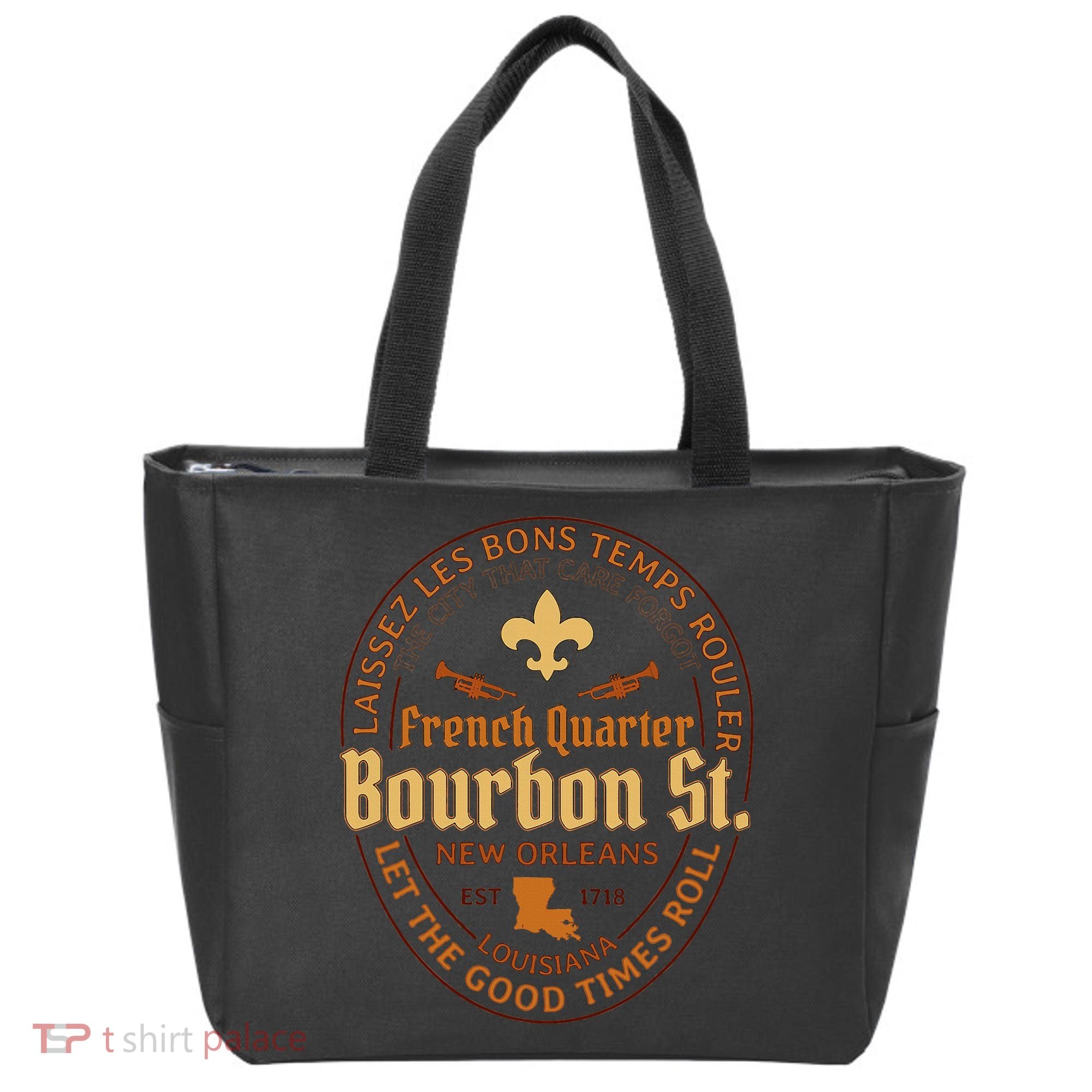 French Quarter Bourbon St New Orleans Souvenir Tote Bag