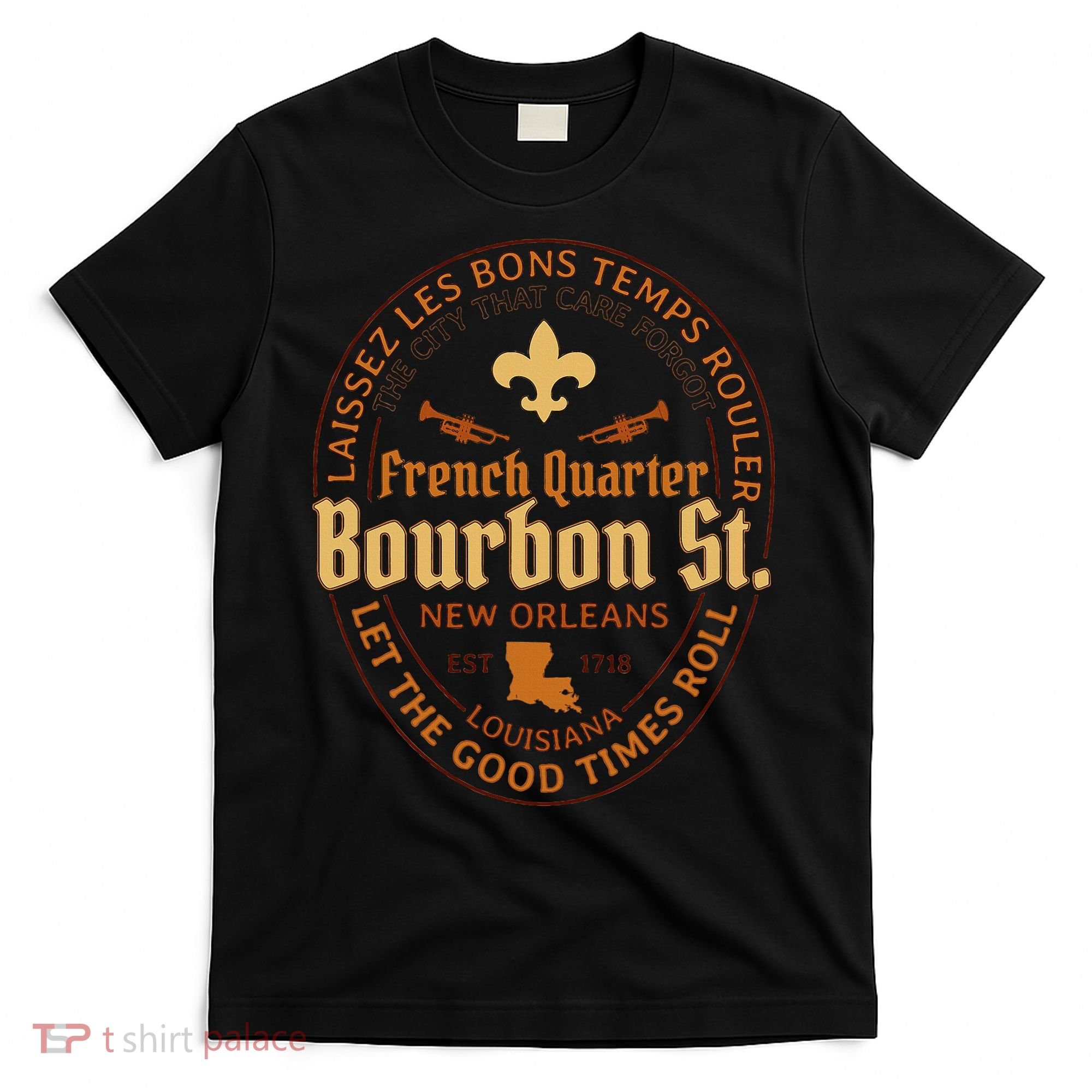 French Quarter Bourbon St New Orleans Souvenir T-Shirt