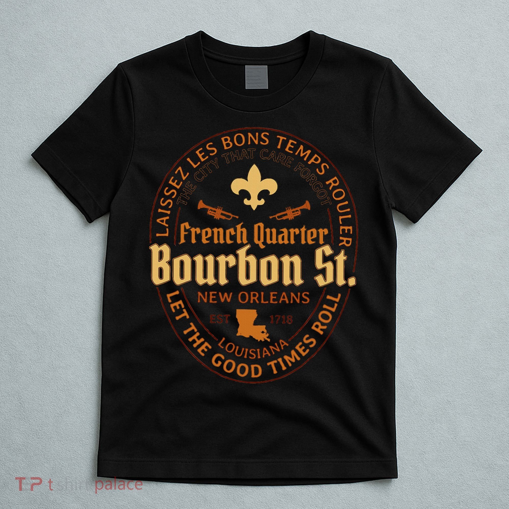 French Quarter Bourbon St New Orleans Souvenir T-Shirt