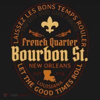 French Quarter Bourbon St New Orleans Souvenir Women's Tank Top thumb 5