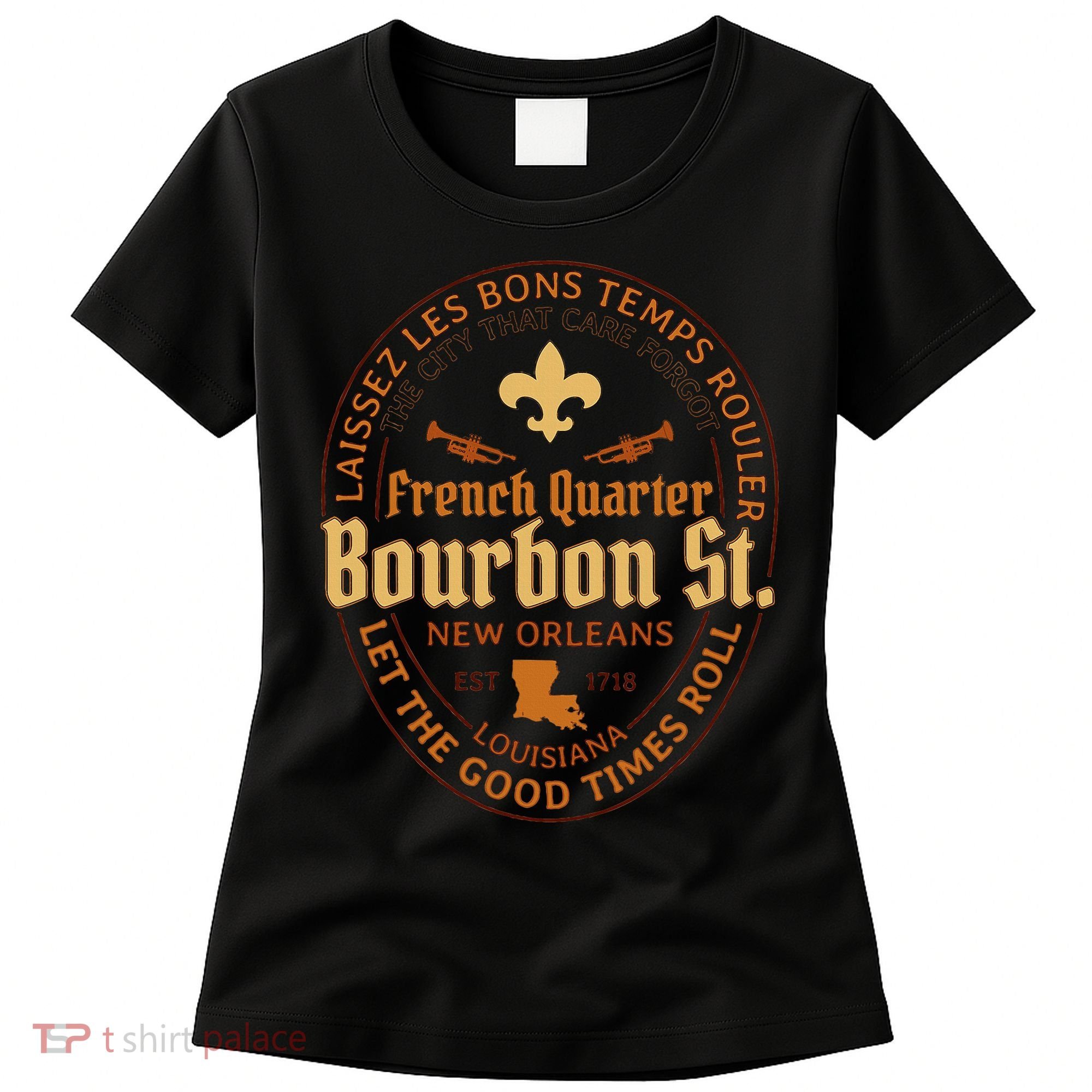 French Quarter Bourbon St New Orleans Souvenir Women's T-Shirt
