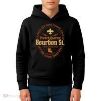 French Quarter Bourbon St New Orleans Souvenir Kids Hoodie thumb 4