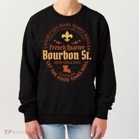 French Quarter Bourbon St New Orleans Souvenir Gift Women's Sweatshirt thumb 0