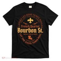 French Quarter Bourbon St New Orleans Souvenir Gift T-Shirt thumb 0