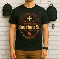 French Quarter Bourbon St New Orleans Souvenir Gift T-Shirt thumb 6