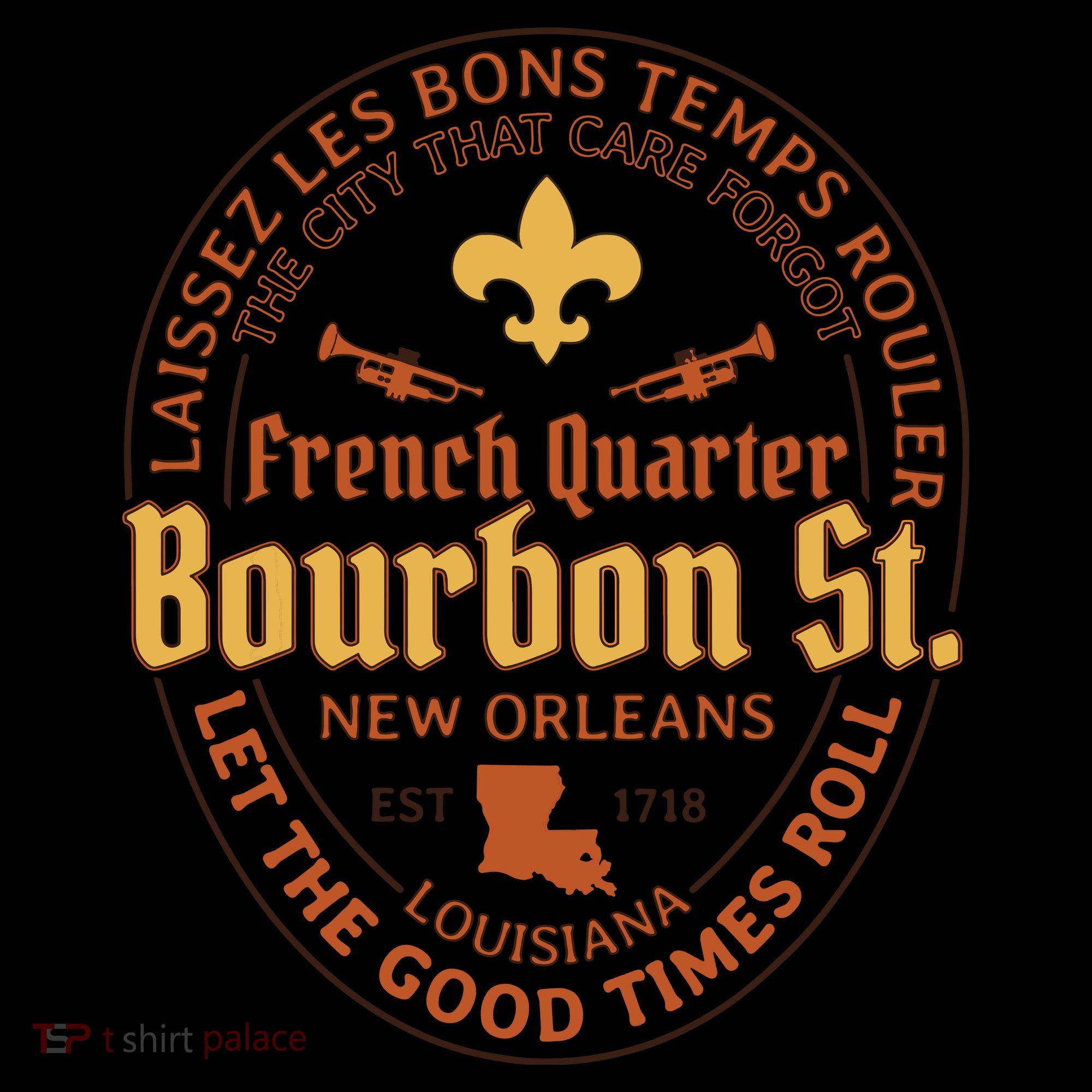 French Quarter Bourbon St New Orleans Souvenir Gift Coffee Mug