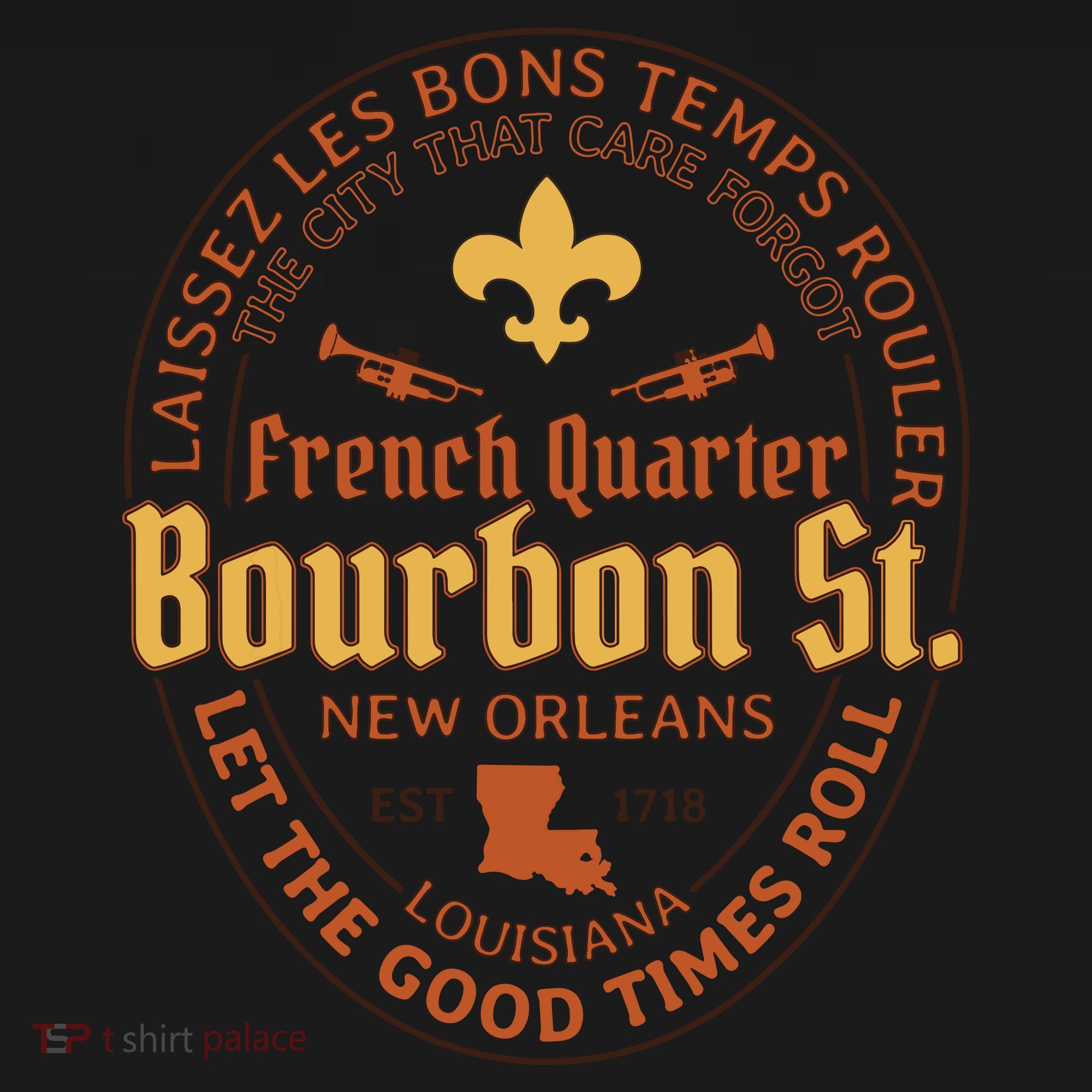 French Quarter Bourbon St New Orleans Souvenir Gift Ornament