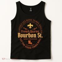 French Quarter Bourbon St New Orleans Souvenir Gift Tank Top thumb 2