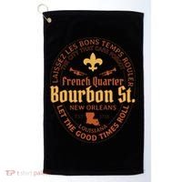 French Quarter Bourbon St New Orleans Souvenir Gift Golf Towel thumb 0