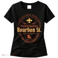 French Quarter Bourbon St New Orleans Souvenir Gift Women's T-Shirt thumb 0