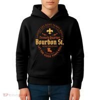 French Quarter Bourbon St New Orleans Souvenir Gift Kids Hoodie thumb 4