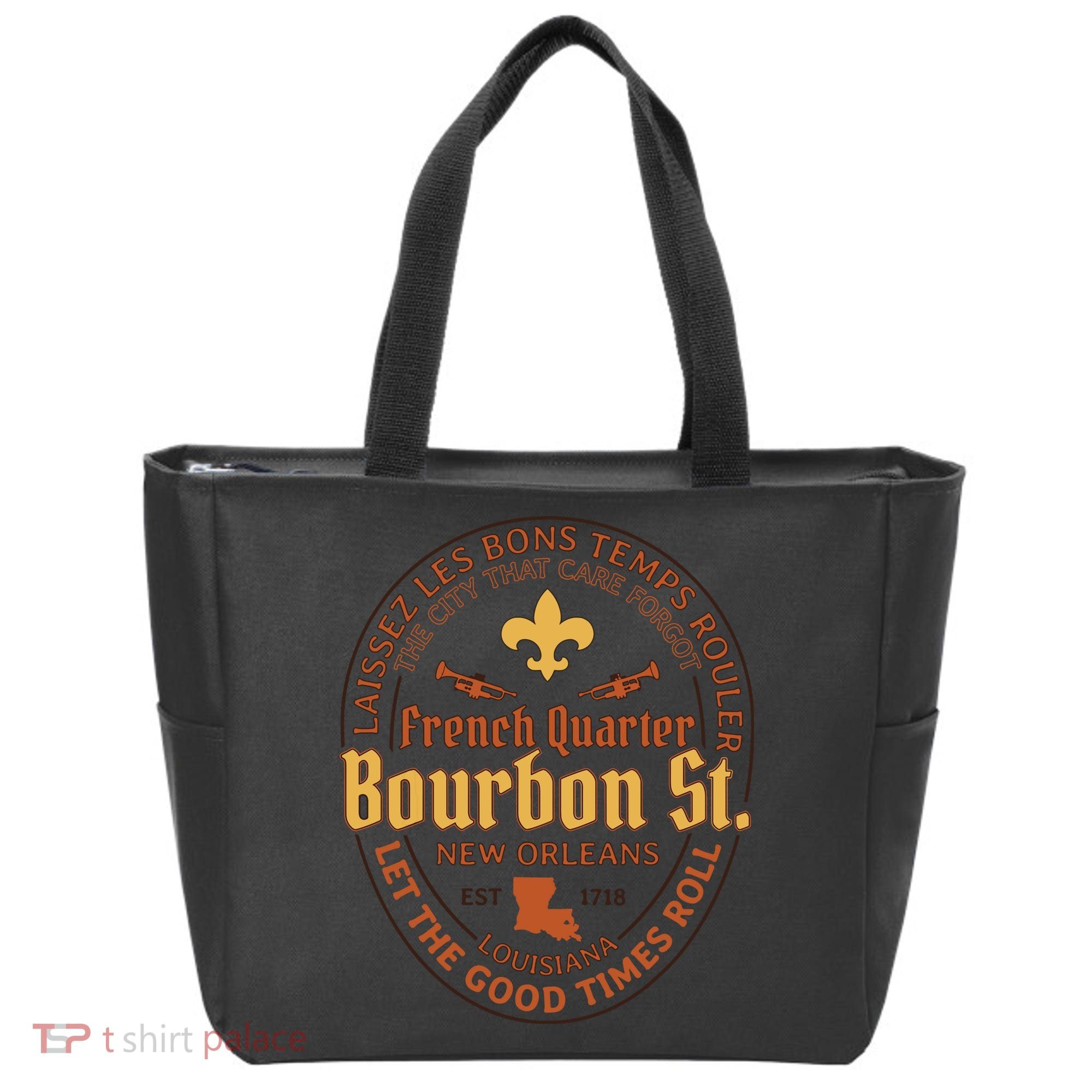 French Quarter Bourbon St New Orleans Souvenir Gift Tote Bag
