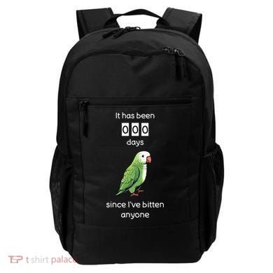 Funny Quaker Biting Quaker Parrot Joke Monk Parrot Backpack