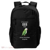 Funny Quaker Biting Quaker Parrot Joke Monk Parrot Backpack thumb 0