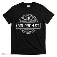 French Quarter Bourbon St New Orleans Fleur De Lis Souvenir T-Shirt thumb 0
