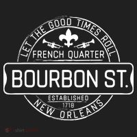French Quarter Bourbon St New Orleans Fleur De Lis Souvenir Beanie thumb 2