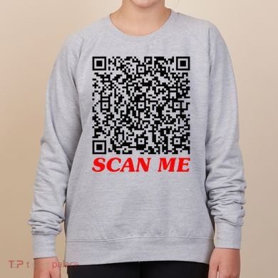 Fuckyou Qr Code Anti Social Sarcastic Women's Sweatshirt