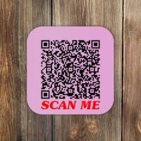 Fuckyou Qr Code Anti Social Sarcastic Coaster thumb 0