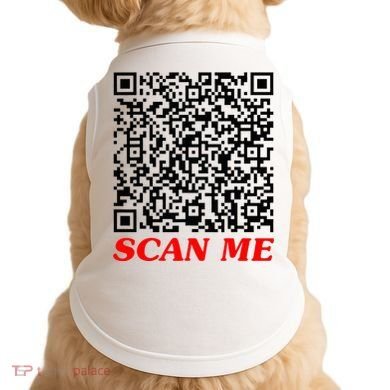 Fuckyou Qr Code Anti Social Sarcastic Doggie Tank