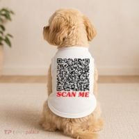 Fuckyou Qr Code Anti Social Sarcastic Doggie Tank thumb 2