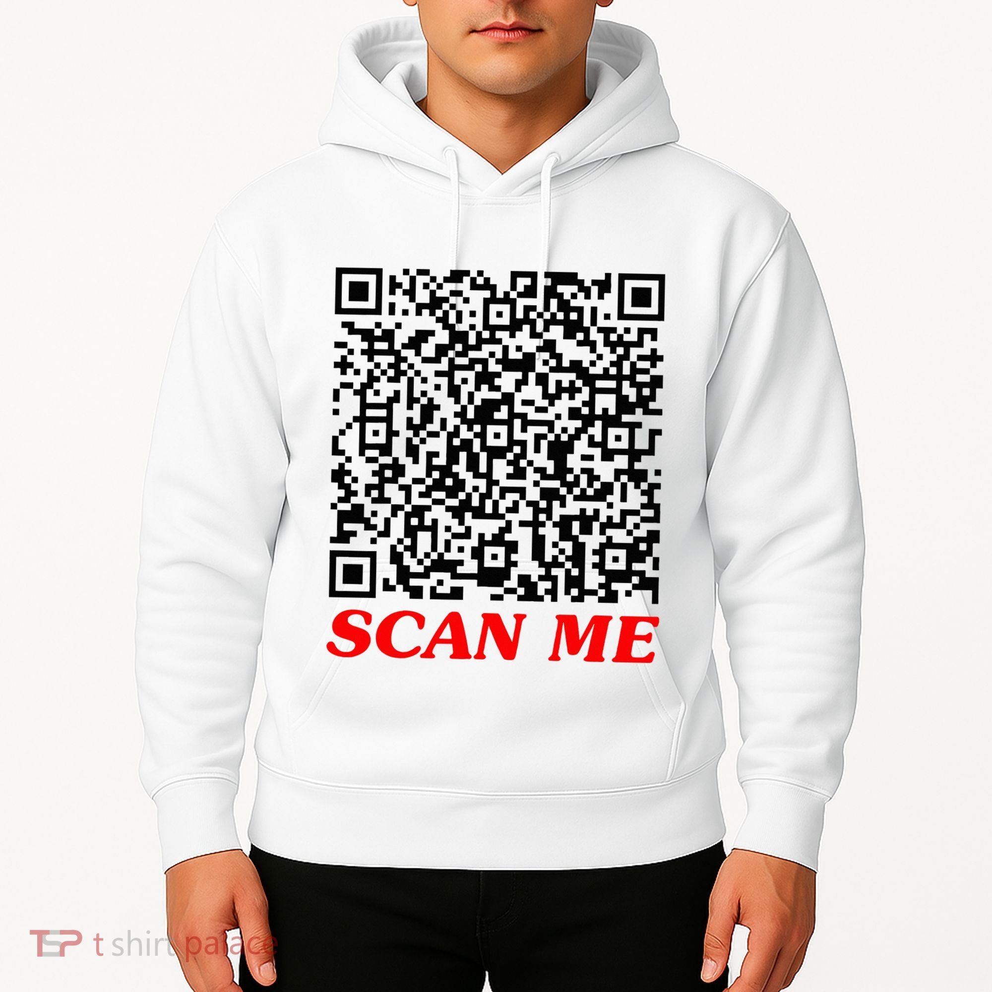 Fuckyou Qr Code Anti Social Sarcastic Hoodie