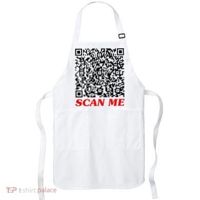 Fuckyou Qr Code Anti Social Sarcastic Apron