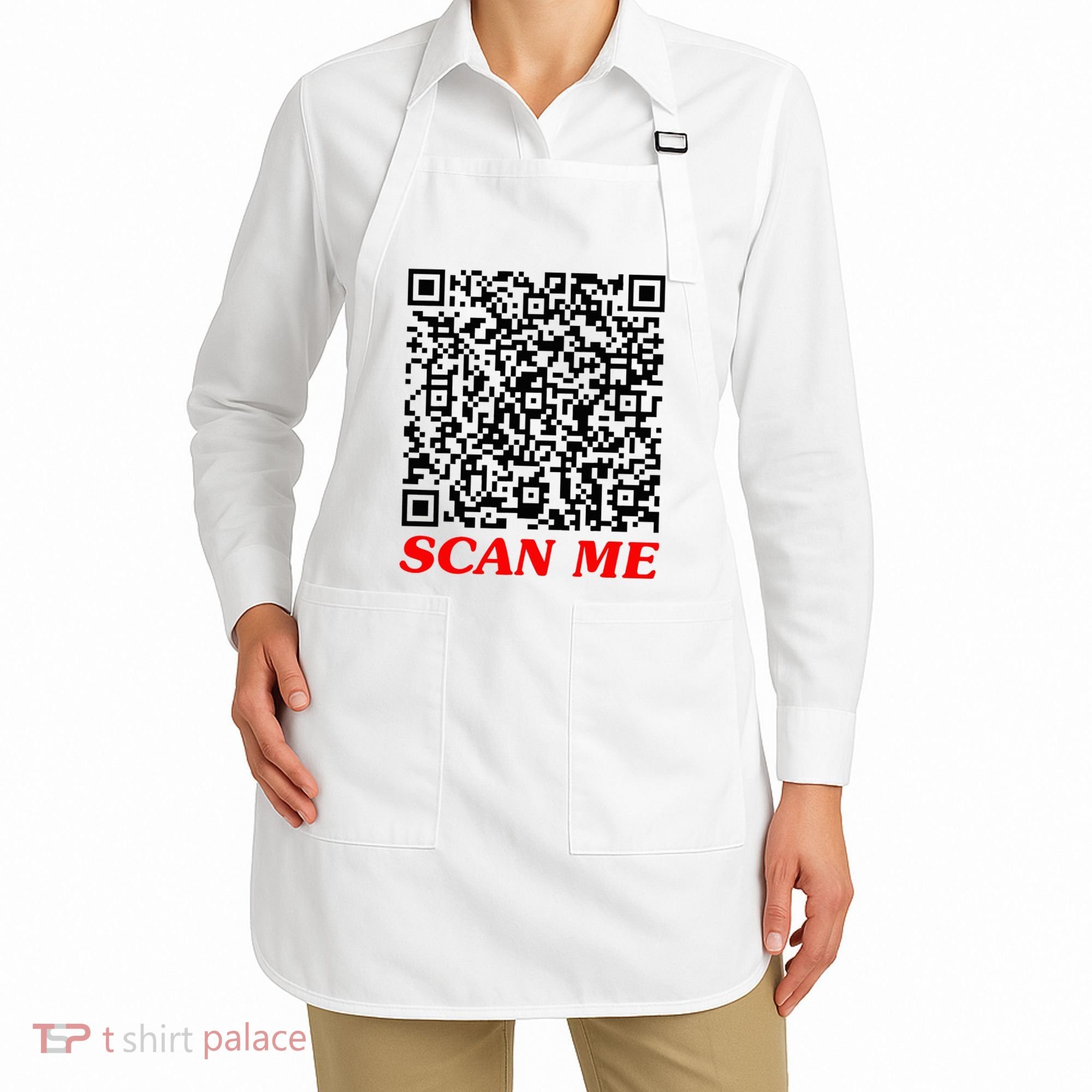 Fuckyou Qr Code Anti Social Sarcastic Apron