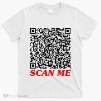 Fuckyou Qr Code Anti Social Sarcastic T-Shirt thumb 0
