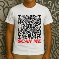 Fuckyou Qr Code Anti Social Sarcastic T-Shirt thumb 3
