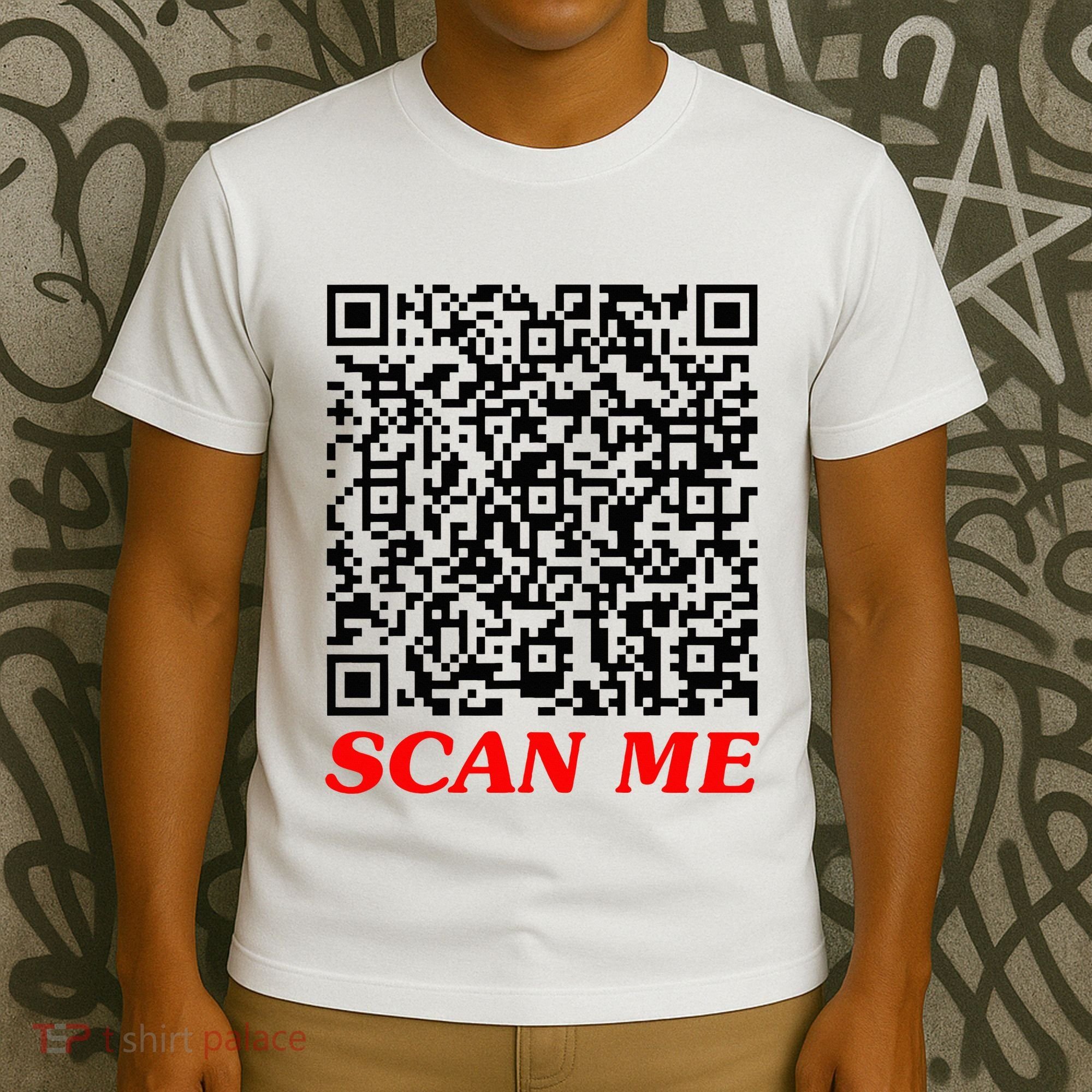 Fuckyou Qr Code Anti Social Sarcastic T-Shirt