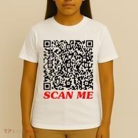 Fuckyou Qr Code Anti Social Sarcastic T-Shirt thumb 4