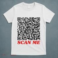 Fuckyou Qr Code Anti Social Sarcastic T-Shirt thumb 5