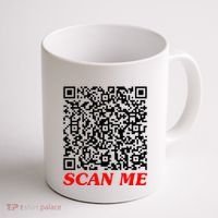 Fuckyou Qr Code Anti Social Sarcastic Coffee Mug thumb 1
