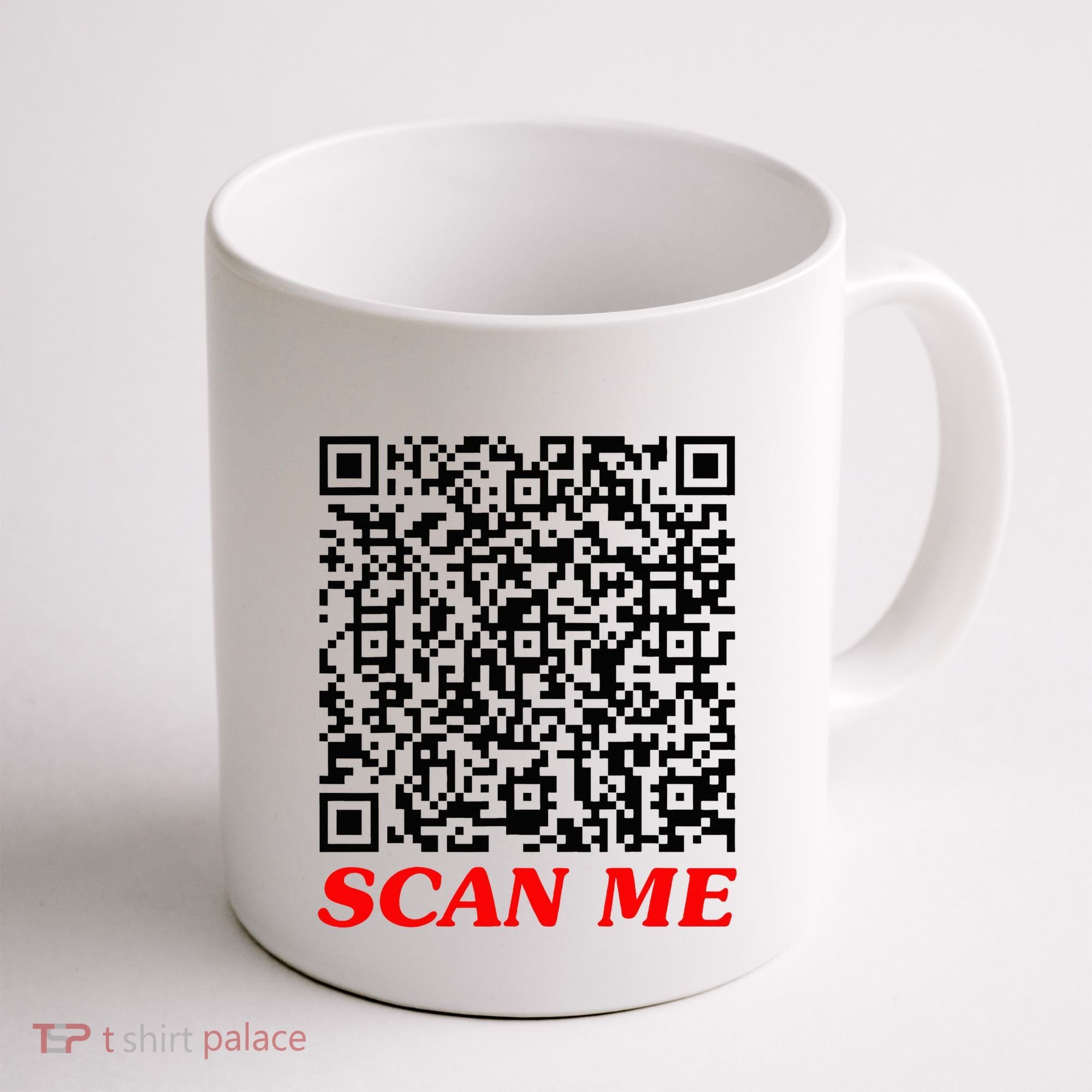 Fuckyou Qr Code Anti Social Sarcastic Coffee Mug
