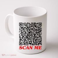 Fuckyou Qr Code Anti Social Sarcastic Coffee Mug thumb 0